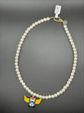 collier Goldorak perles et strass